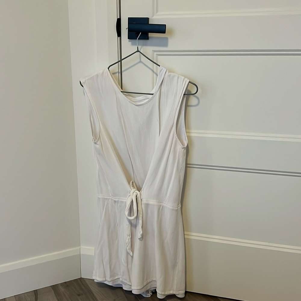 White short Romper for women